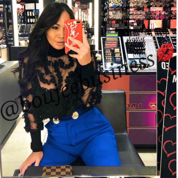 ZARA Semi-Sheer Turtleneck Top - Picture 2 of 11